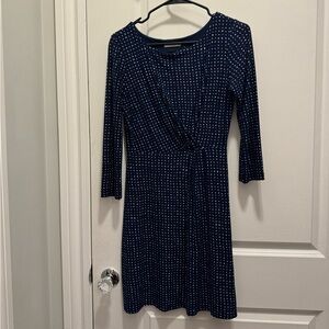 Le Lis Cambrie dress. Navy. Size medium.